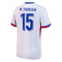 Francúzsko Marcus Thuram #15 Vonkajší futbalový dres ME 2024 Krátky Rukáv